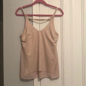Pink Suede Tank